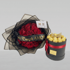 Pack ramo de 20 rosas + bombones