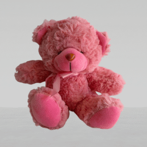 Peluche oso rosa 20 cm